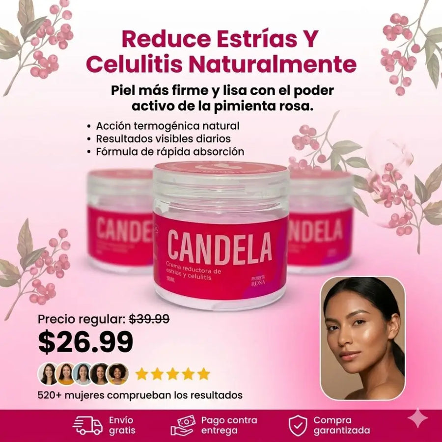 CREMA CANDELA ESTRIAS Y CELULITIS